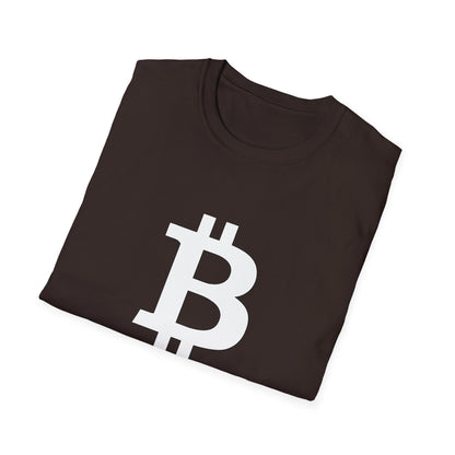Bitcoin white logo | Softstyle T-Shirt