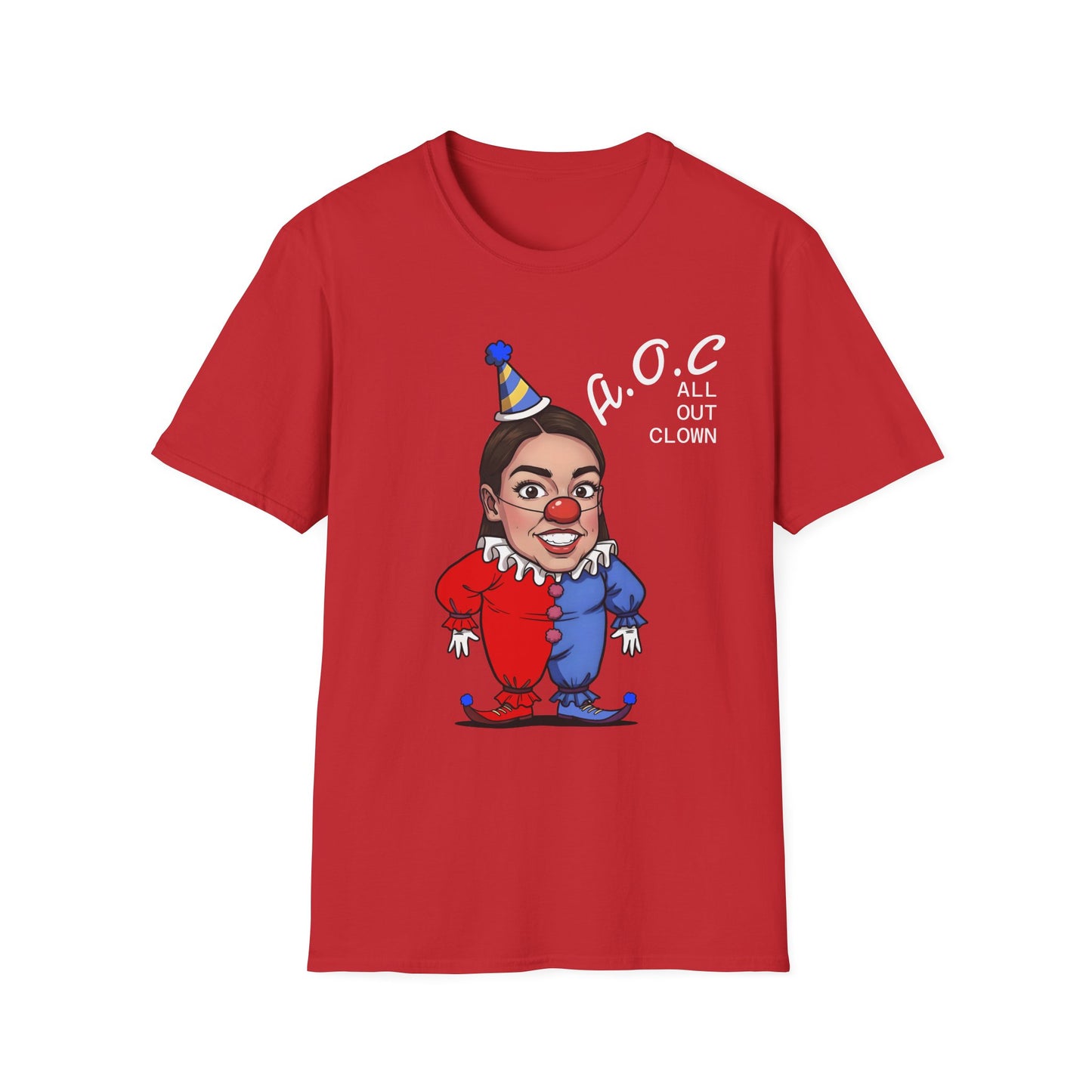 A.O.C. All Out Clown - Unisex Softstyle T-Shirt