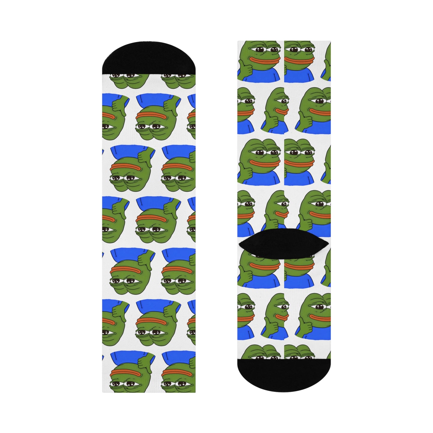 PEPE Meme | Cushion Crew Socks