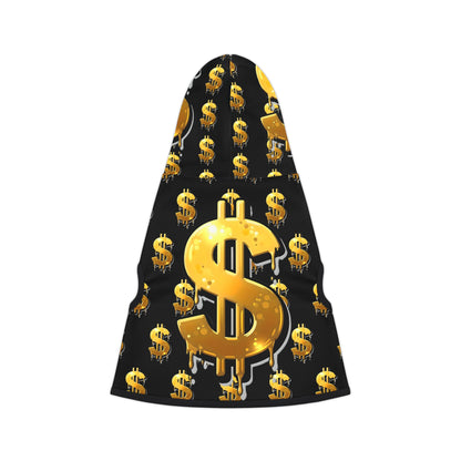 Gold Dollar Sign | Pet Hoodie