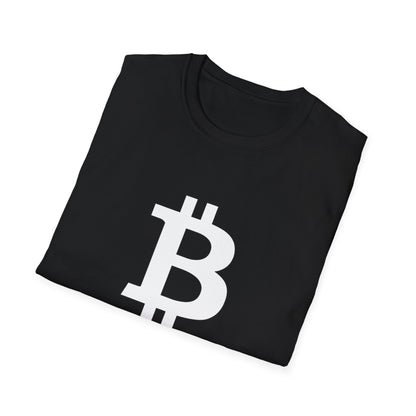Bitcoin white logo | Softstyle T-Shirt