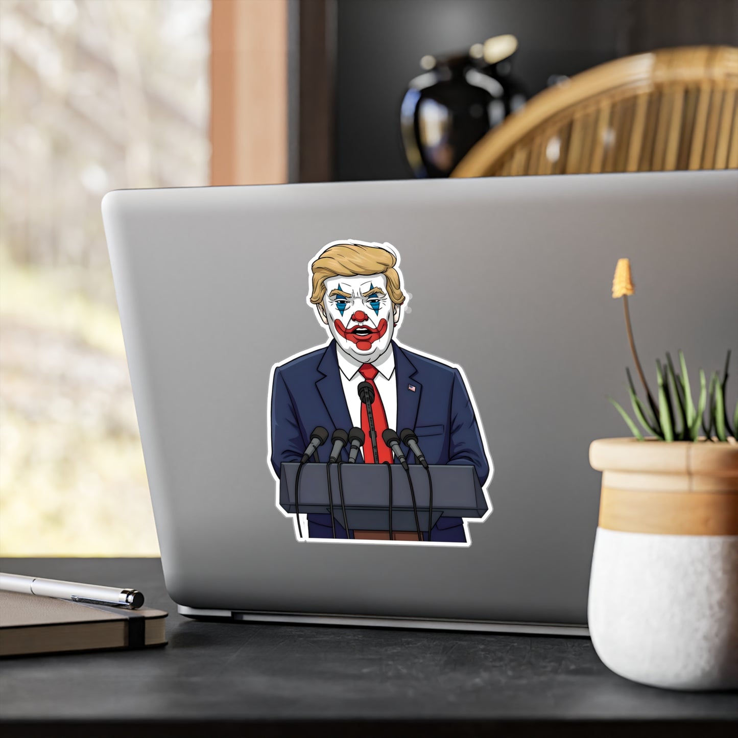 Trump Clown iv - Kiss-Cut Vinyl Decals
