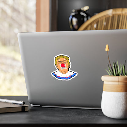 Anti-Trump Clown 1 - Kiss Cut Vinyl Sticker