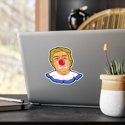 Anti-Trump Clown 1 - Kiss Cut Vinyl Sticker