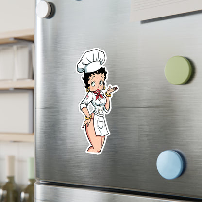 Betty Boop Chef Vinyl Decal Sticker