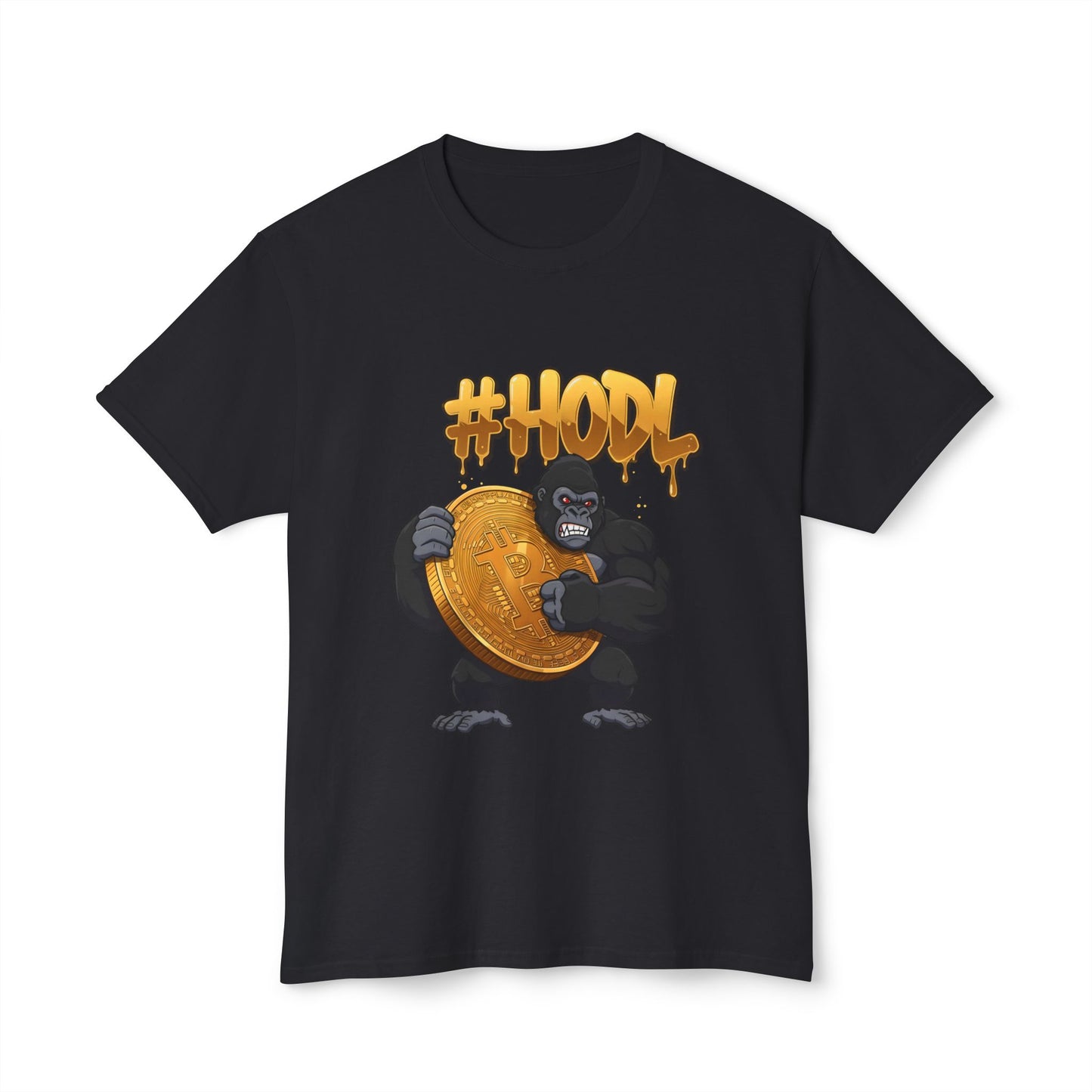 BITCOIN Crypto T-shirt featuring #HODL Ape