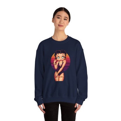 Betty Boop-Inspired Vintage Sweatshirt