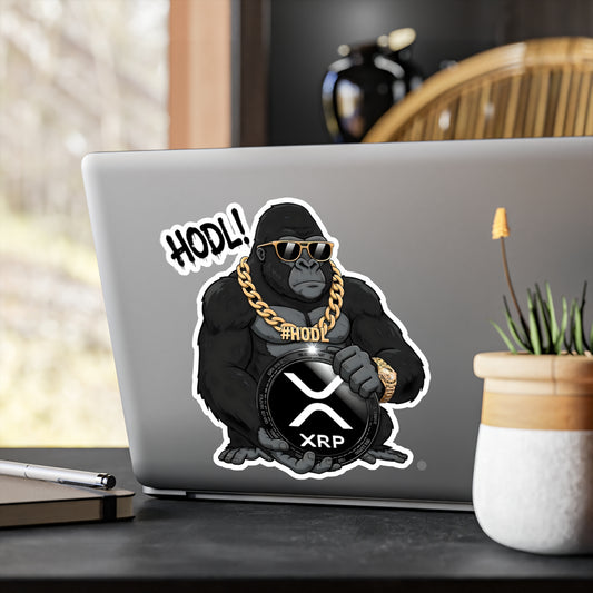 XRP Ape #HODL | Vinyl Stickers