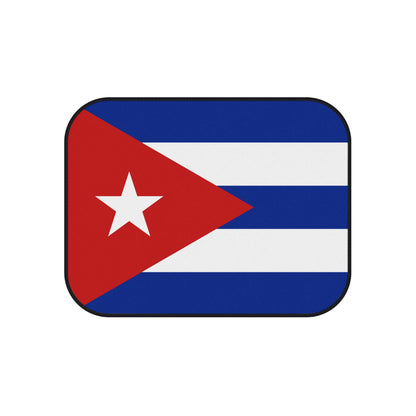 Cuban Flag Car Mats Set - Vibrant Auto Accessories, Vehicle Decor, Car Interior, Gift for Travelers, Sports Fans, Homecoming