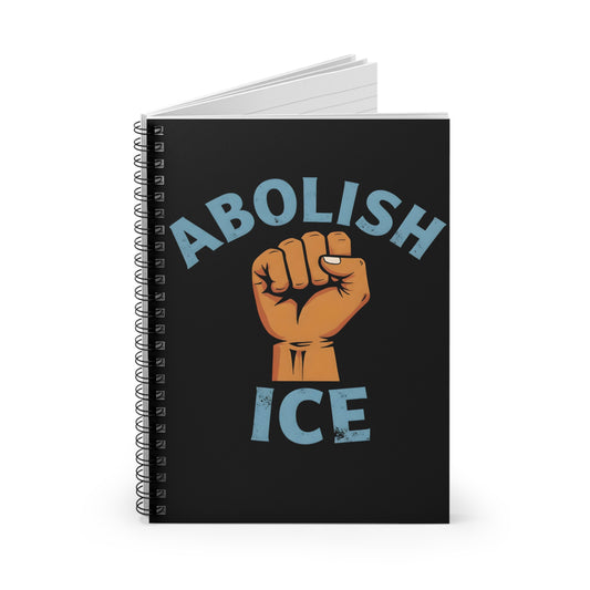 Abolish Ice Spiral Notebook