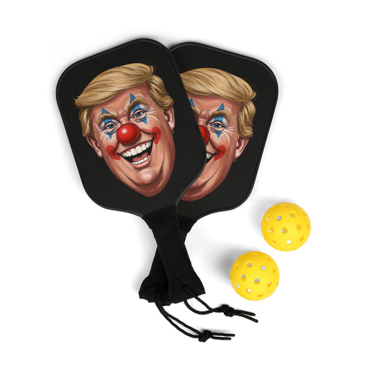 Trump Clown | Pickleball Paddle Set