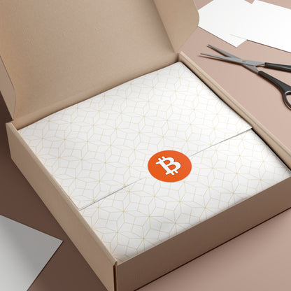 Bitcoin Round Orange | Vinyl Stickers