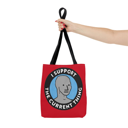 Funny Support Tote Bag, Casual Shopping Bag, Gift for Students, Trendy Tote for Everyday Use, Funny Saying, Fashion Accessories, Beach Bag