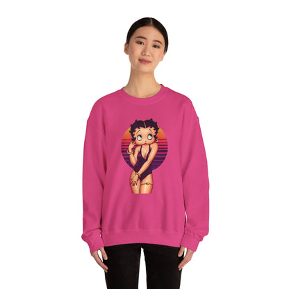 Betty Boop-Inspired Vintage Sweatshirt