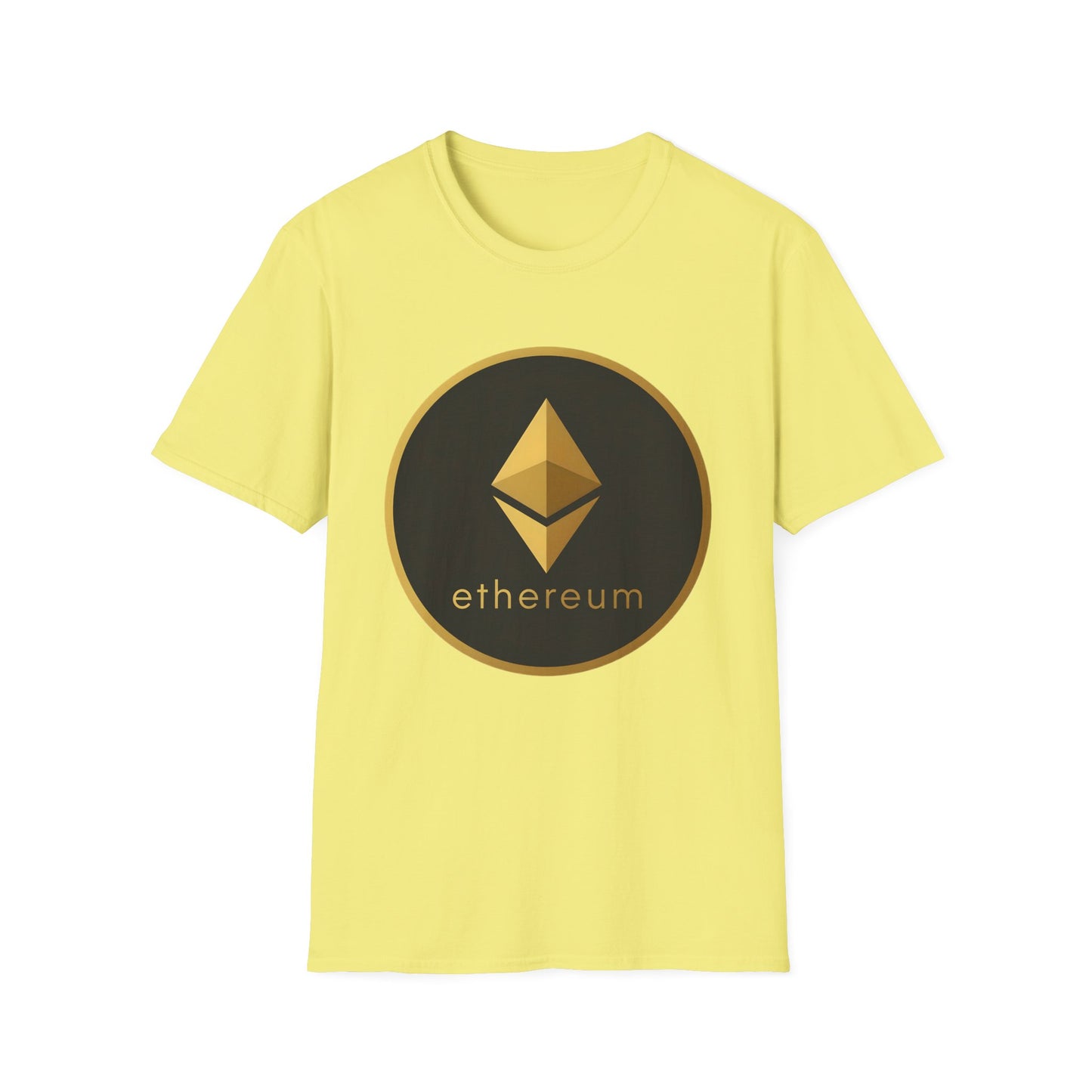 Ethereum Logo Unisex Softstyle T-Shirt - Perfect for Crypto Enthusiasts