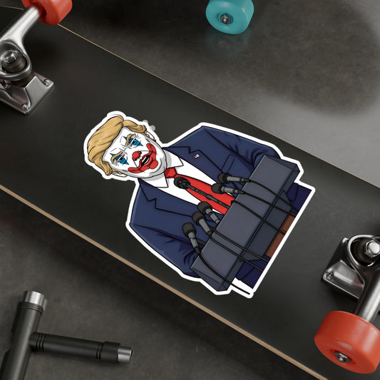 Trump Clown iv - Kiss-Cut Vinyl Decals