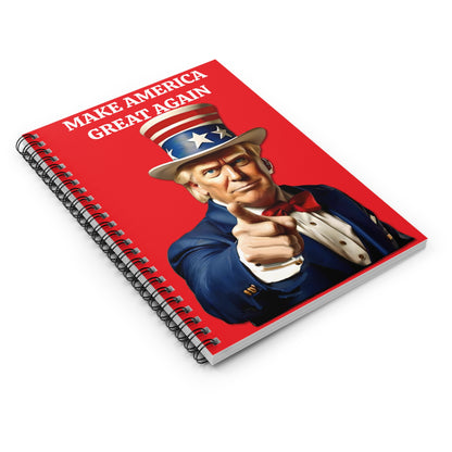 Pro Trump MAGA | Spiral Notebook - Ruled Line