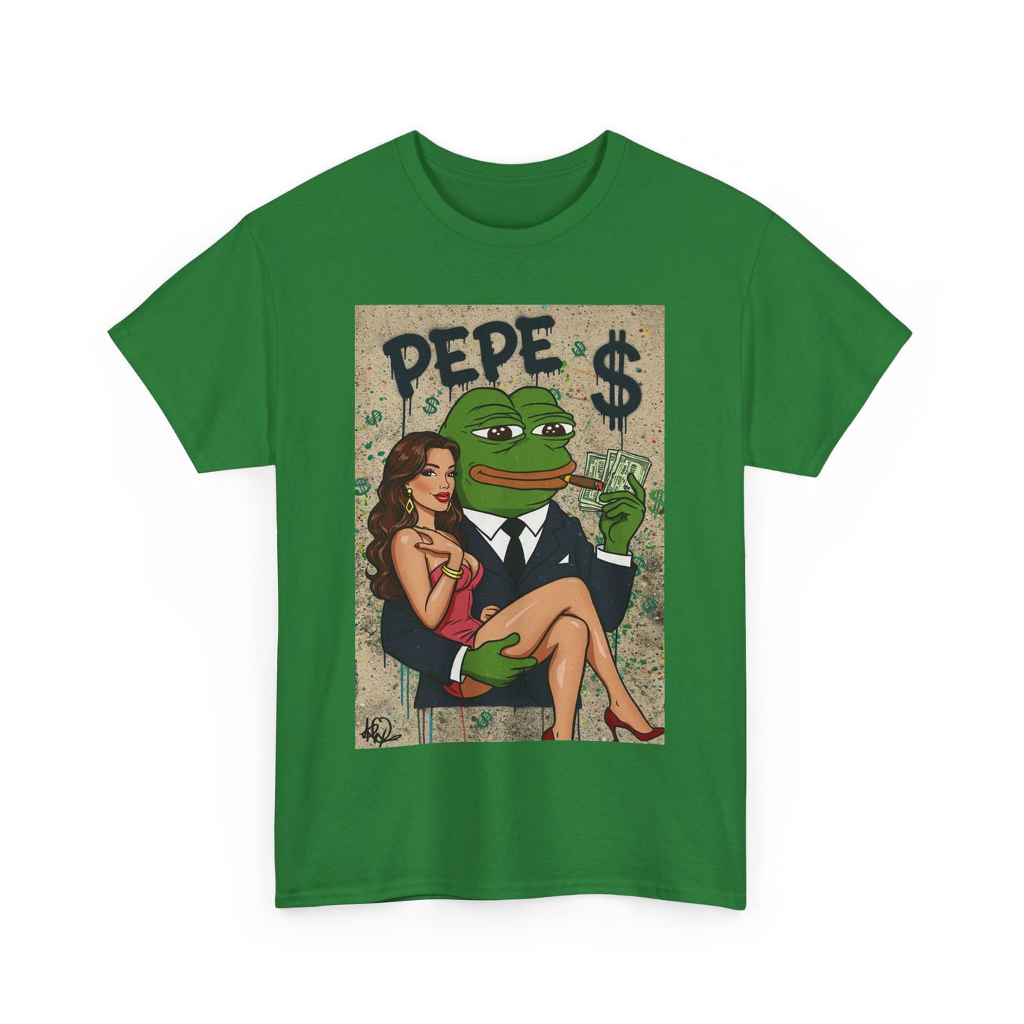 PEPE Rich - Crypto Unisex Heavy Cotton Tee