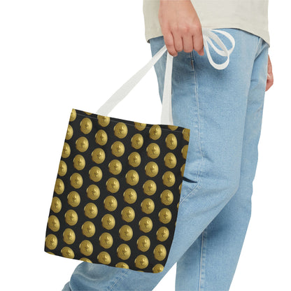 Ethereum Crypto Coin Pattern Tote Bag | Perfect for Gifts, Shopping, Beach Days, or Events