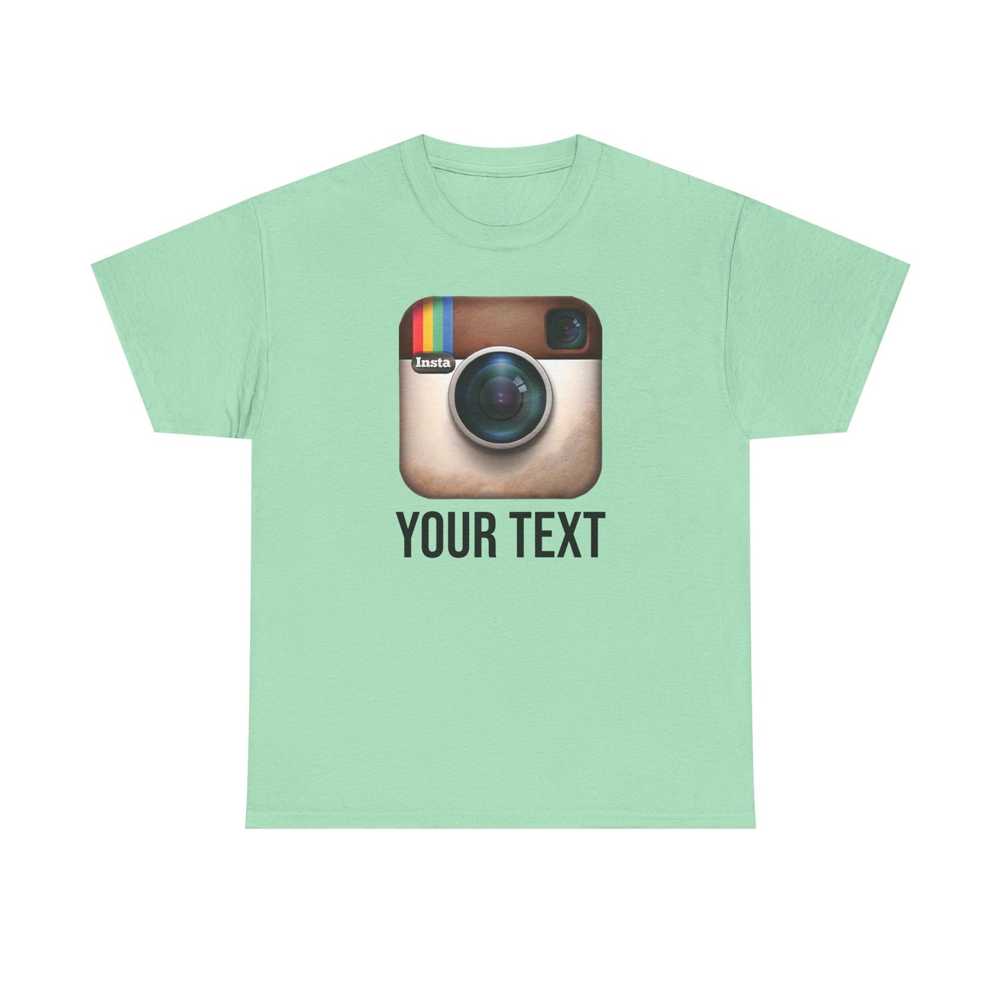 Custom Instagram | Unisex Heavy Cotton Tee