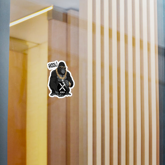 XRP Ape #HODL | Vinyl Stickers