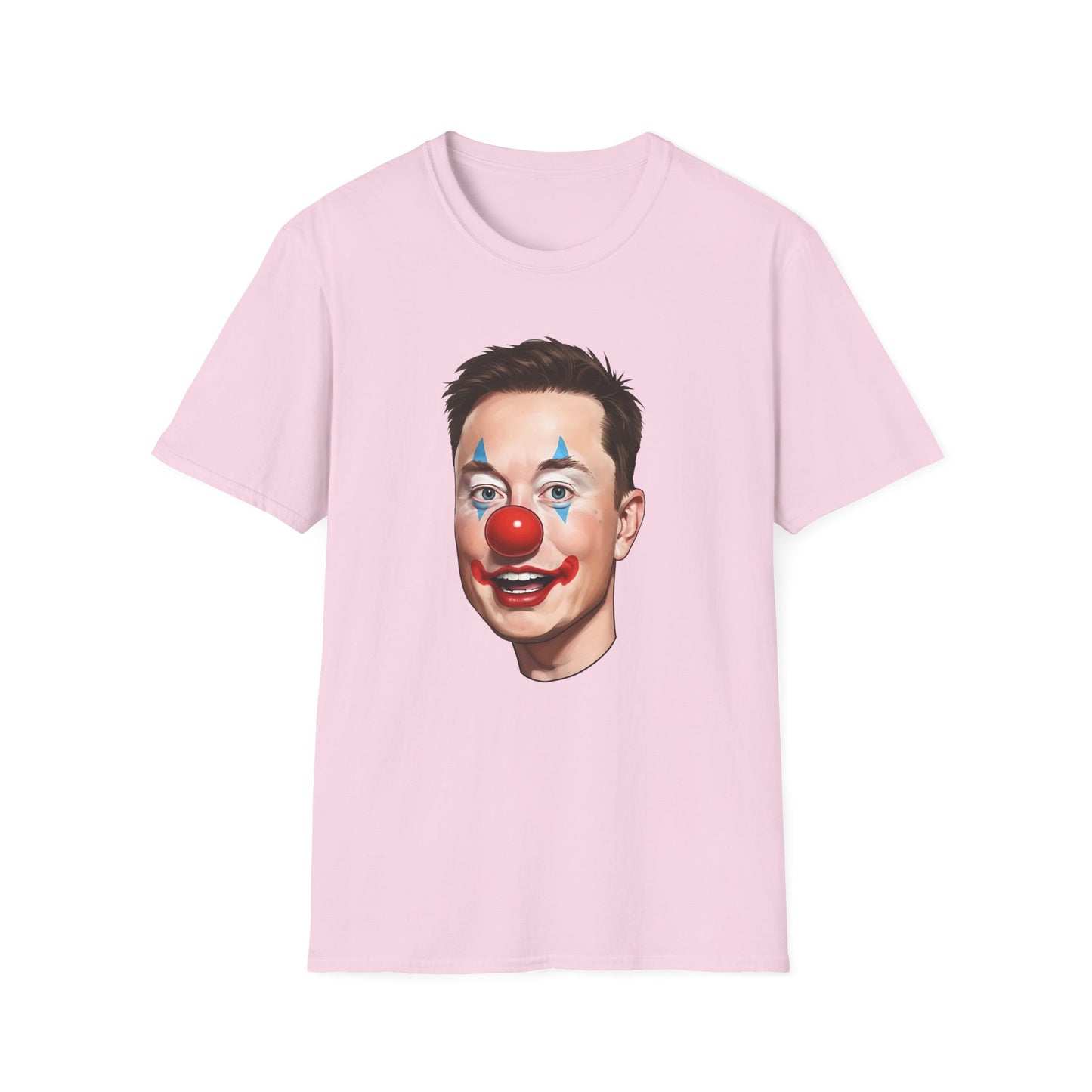 Elon Musk Clown Face | Unisex Softstyle T-Shirt