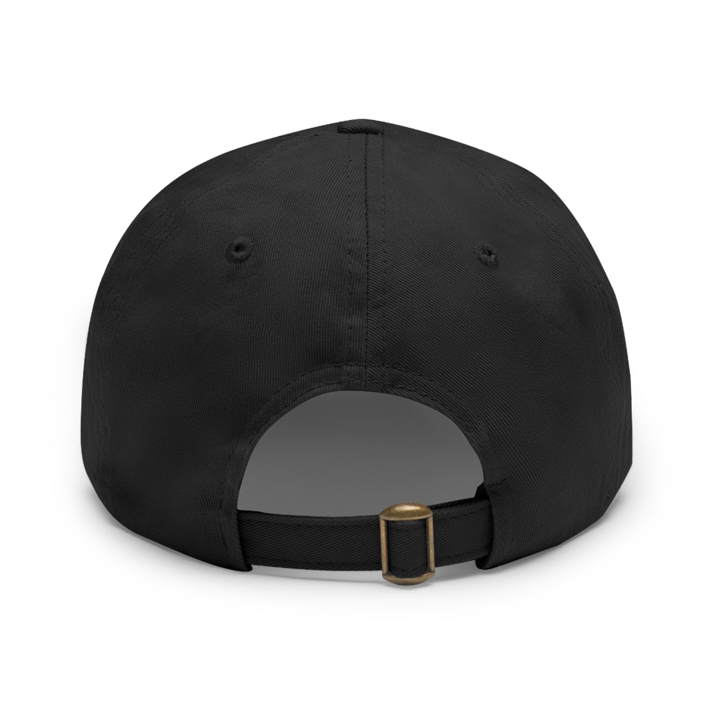 Trump 45-47 | Dad Hat with Leather Patch (Round)