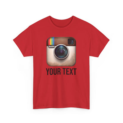 Custom Instagram | Unisex Heavy Cotton Tee