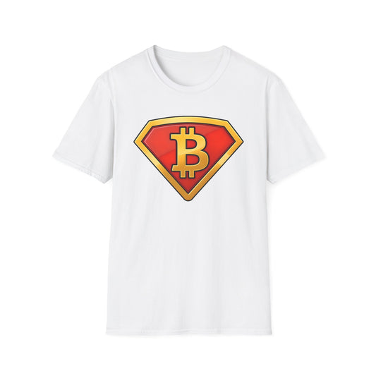 Super Bitcoin Hero Unisex T-Shirt - Cryptocurrency Lover Tee