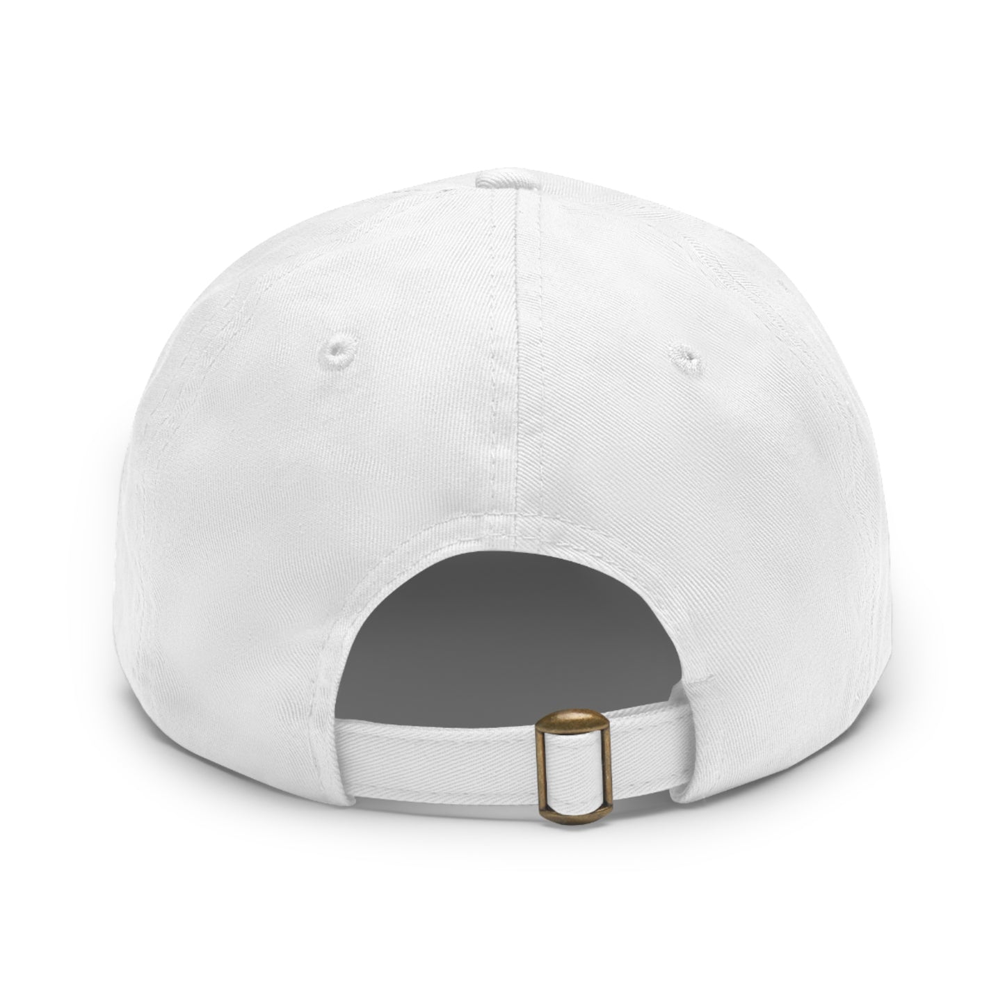 Trump 45-47 | Dad Hat with Leather Patch (Round)