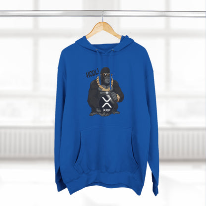 Hodl XRP Graphic Hoodie, Cryptocurrency Apparel, Funny Crypto Sweatshirt, Gifts for Crypto Enthusiasts, Stylish Fleece Hoodie
