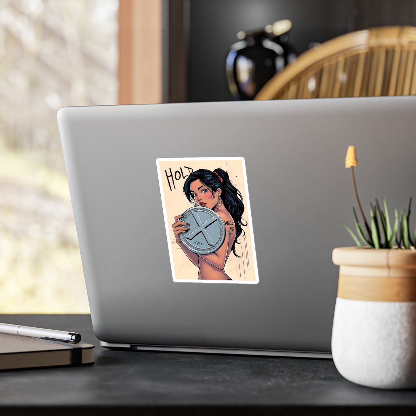 XRP Hold Me Tight - Kiss Cut Vinyl Decals