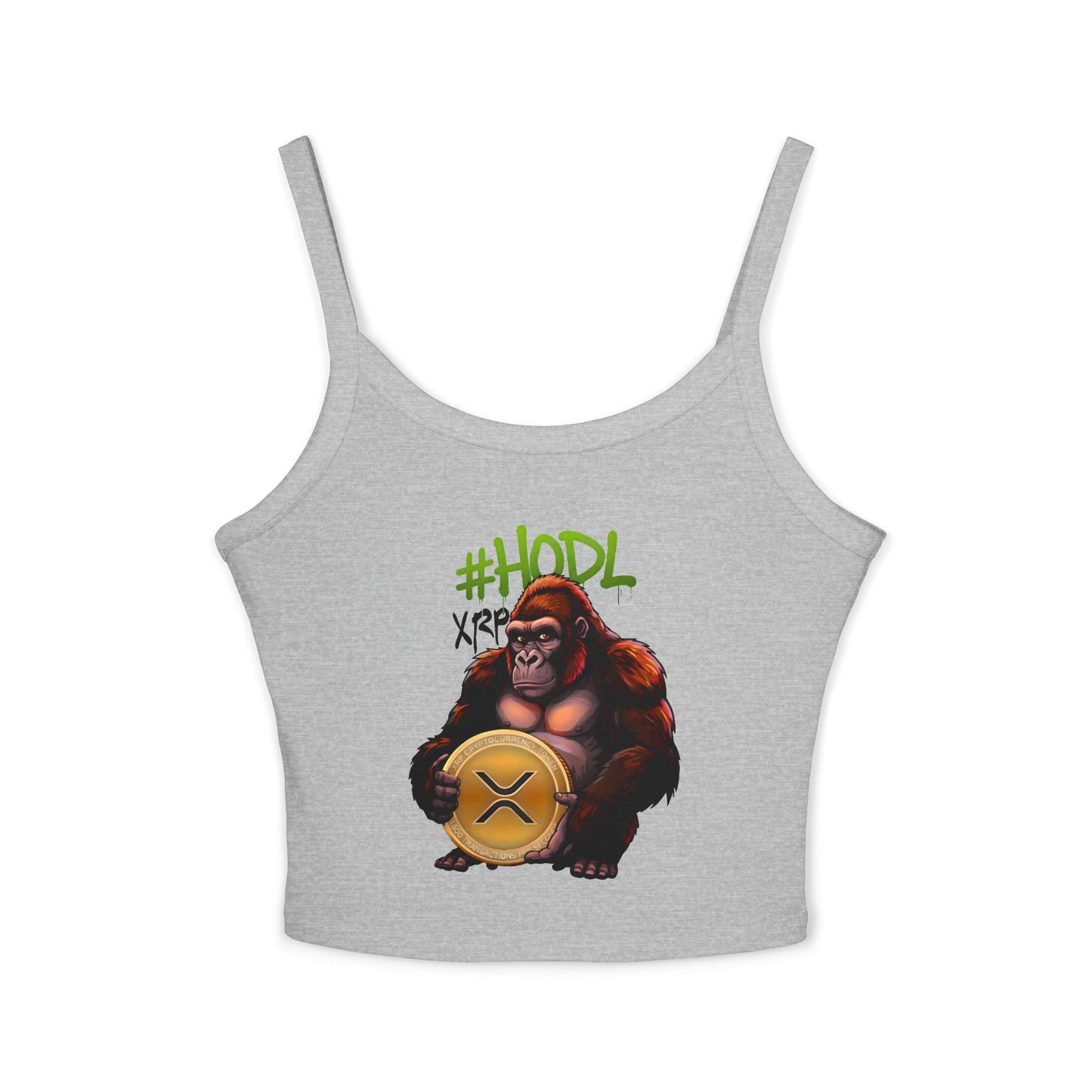 XRP #HODL Ape Crypto - Women's Strap Tank Top