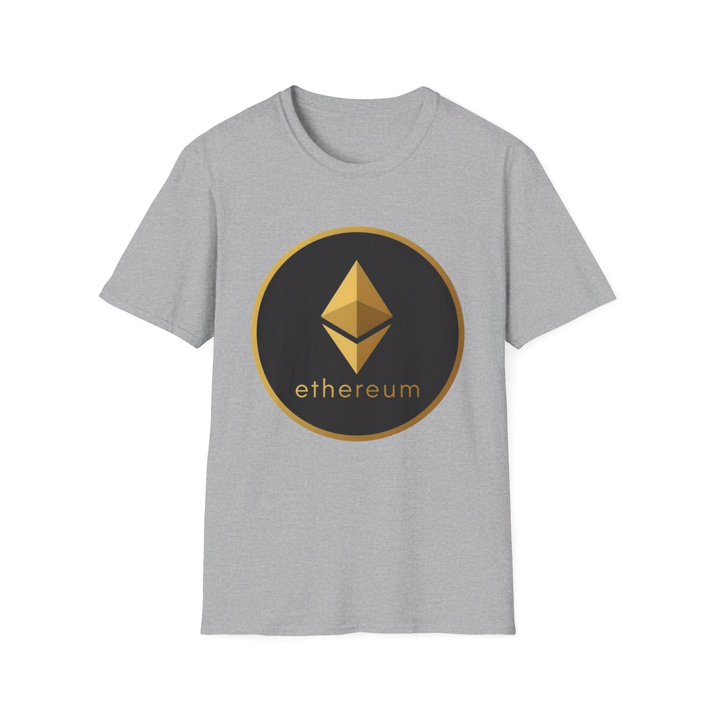 Ethereum Logo Unisex Softstyle T-Shirt - Perfect for Crypto Enthusiasts