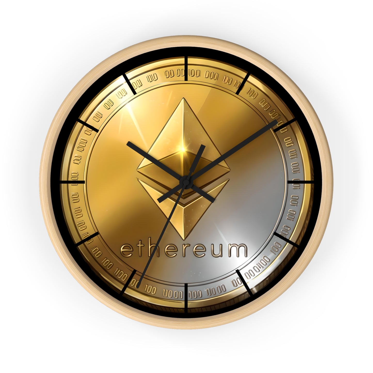 Ethereum Coin Wall Clock