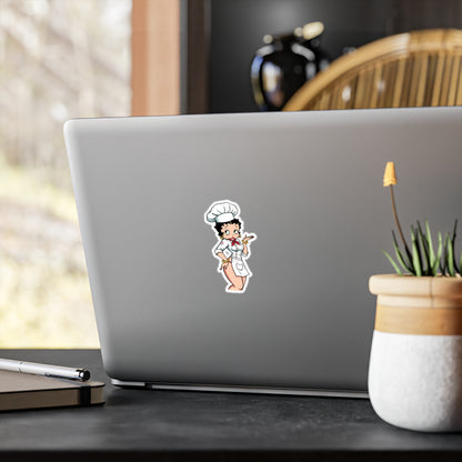 Betty Boop Chef Vinyl Decal Sticker