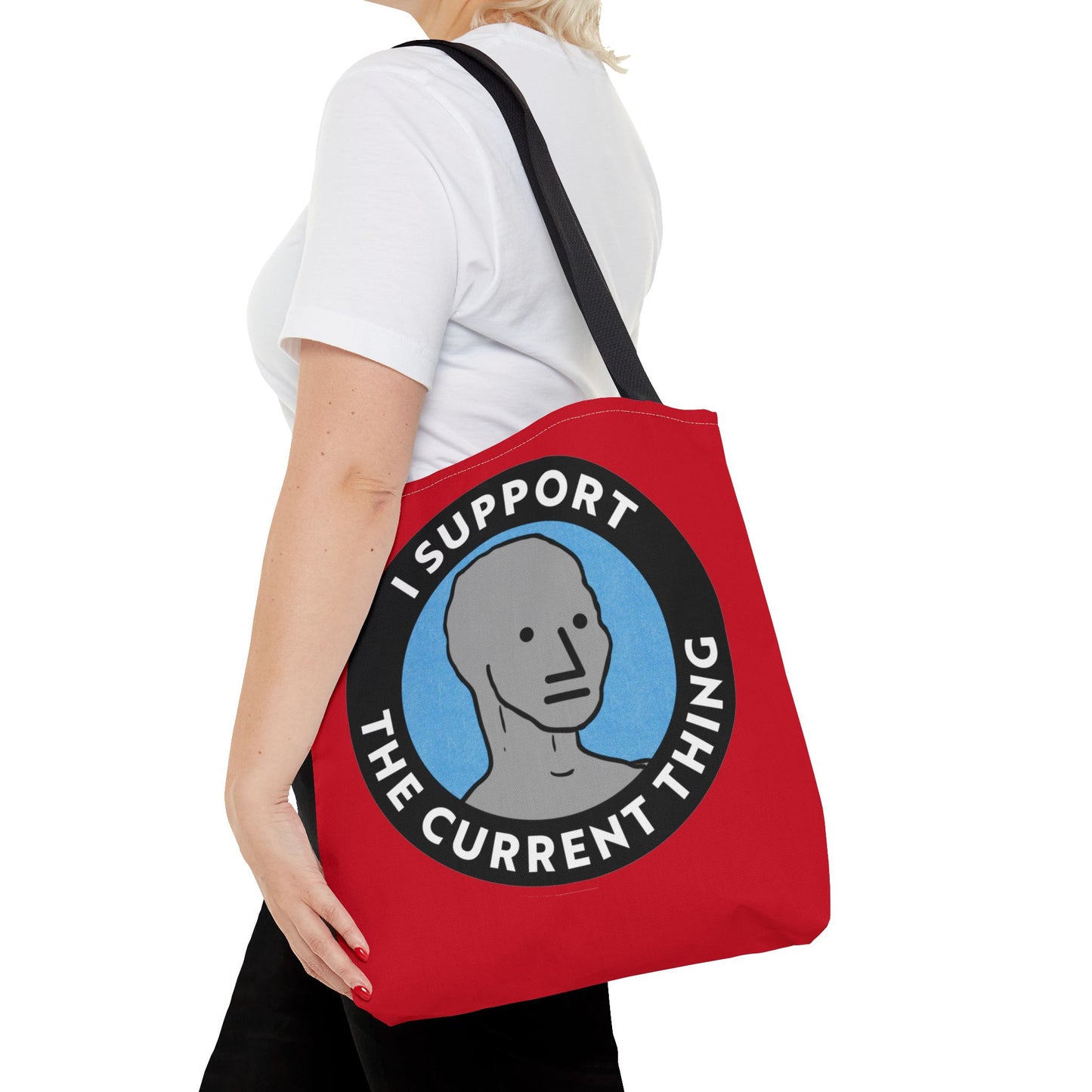 Funny Support Tote Bag, Casual Shopping Bag, Gift for Students, Trendy Tote for Everyday Use, Funny Saying, Fashion Accessories, Beach Bag