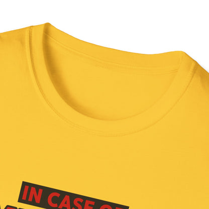 Emergency Alert Custom Text | Unisex Softstyle Tee