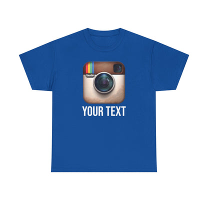 Custom Instagram | Unisex Heavy Cotton Tee
