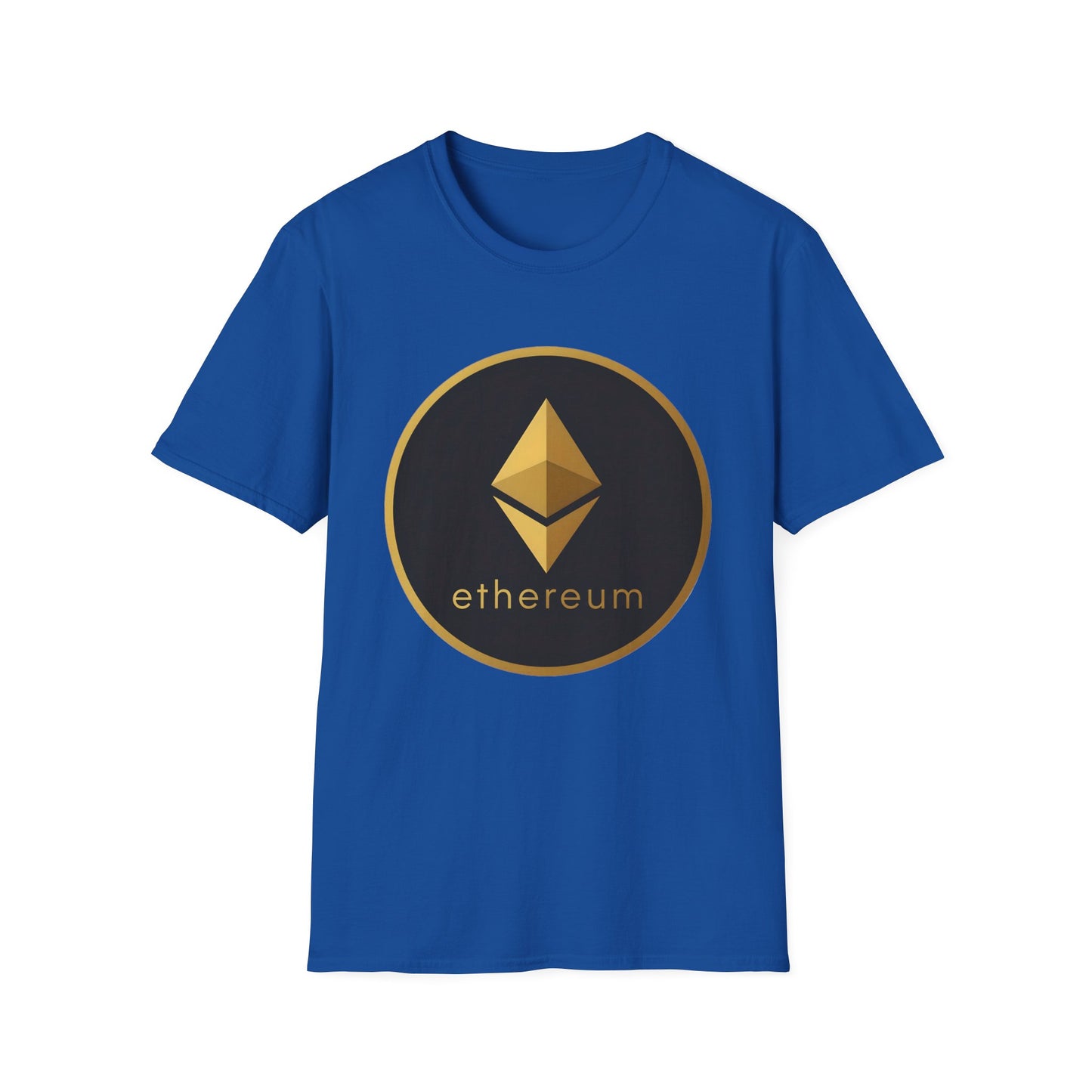 Ethereum Logo Unisex Softstyle T-Shirt - Perfect for Crypto Enthusiasts