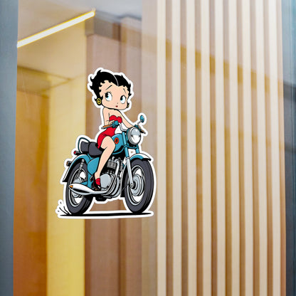 Betty Boop Motor Bike | Kiss-Cut Vinyl Decals