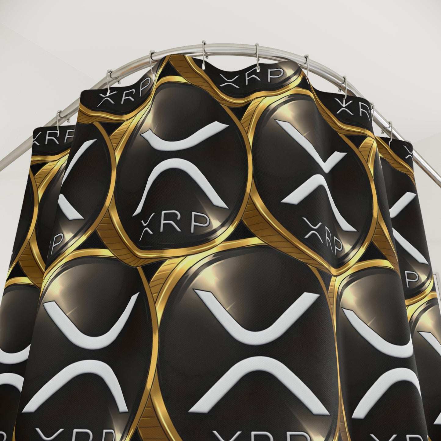 XRP Themed Shower Curtain