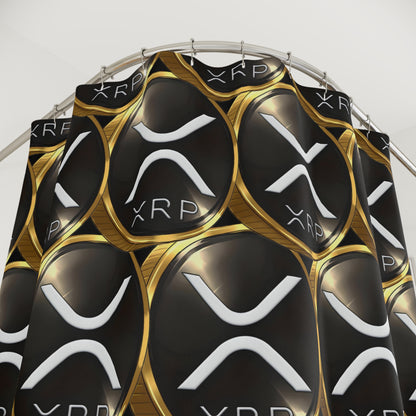 XRP Themed Shower Curtain
