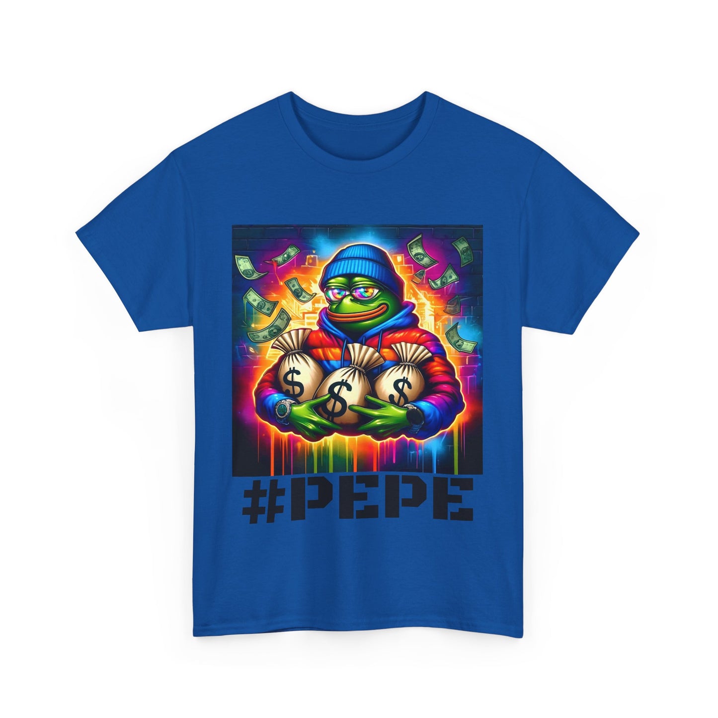 PEPE CRYPTO Unisex Heavy Cotton Tee