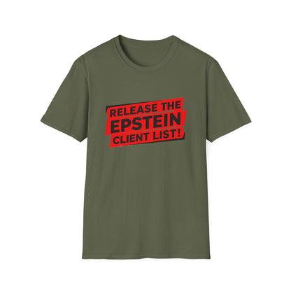 Release the Epstein Client List! | Unisex Tee