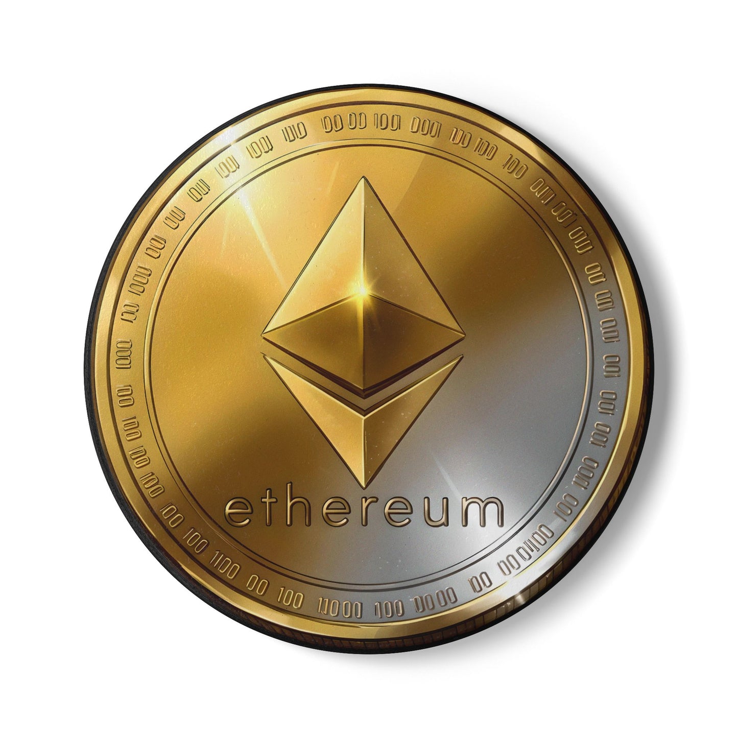 Ethereum Coin | Ceramic Coaster