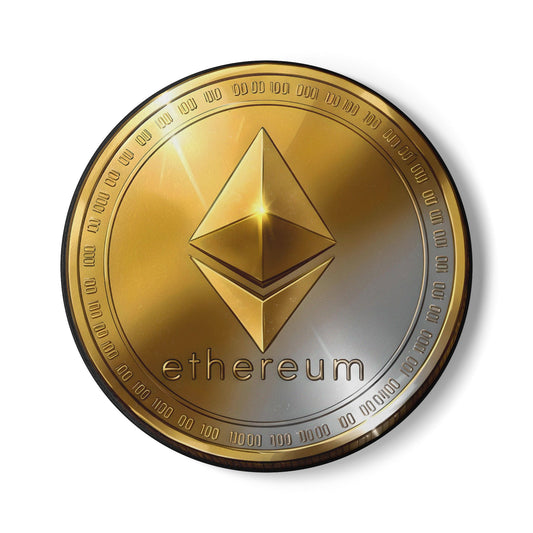 Ethereum Coin | Ceramic Coaster