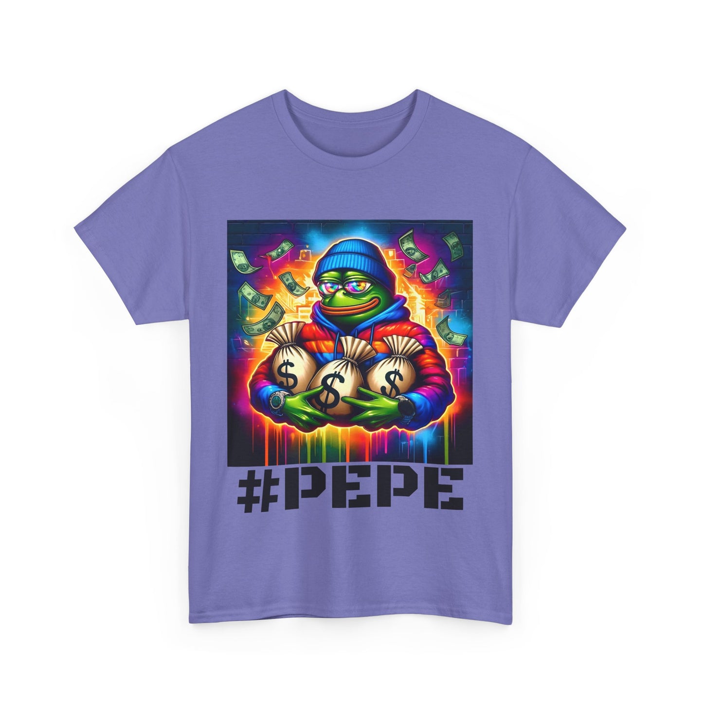PEPE CRYPTO Unisex Heavy Cotton Tee