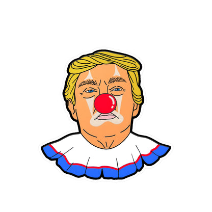 Anti-Trump Clown 1 - Kiss Cut Vinyl Sticker