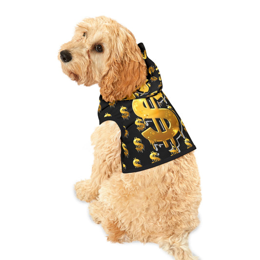 Gold Dollar Sign | Pet Hoodie